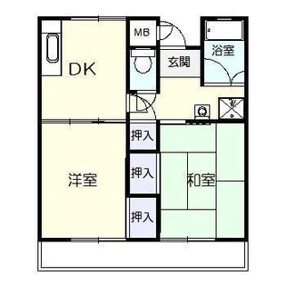 Green Hills 大塚台 1号棟【5階】の間取り