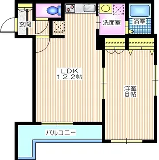 メゾン カサ【3階】の間取り