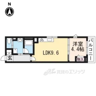 シャーメゾンベゴニア三条【3階】の間取り
