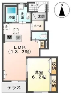 レガシー・K【1階】の間取り