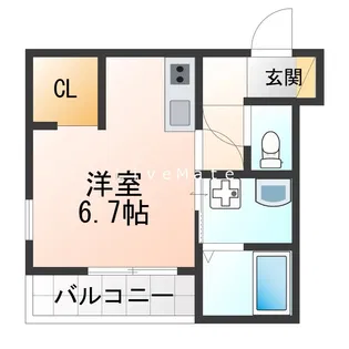 エターナルシー舞子台【2階】の間取り