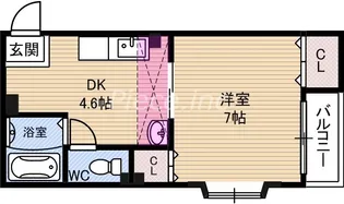 ラフィーネ鶴見【1階】の間取り