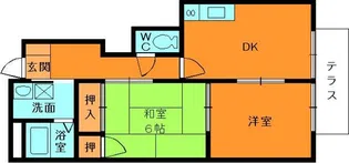 ラビドールA【1階】の間取り