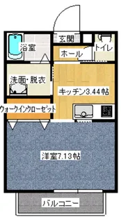 シャーメゾン笹村【1階】の間取り