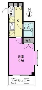 アネックス金明【3階】の間取り