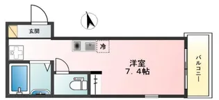 R・プレイス東新宿【1階】の間取り