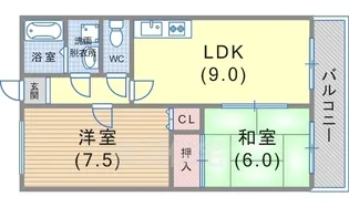 ロイヤルさくら【2階】の間取り