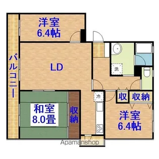 ケイティ第1【3階】の間取り
