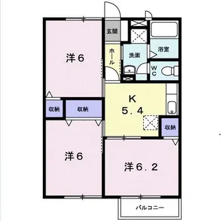 シティ・ウェルス【2階】の間取り