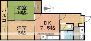 シャトー・イイヅカ【4階】の間取り