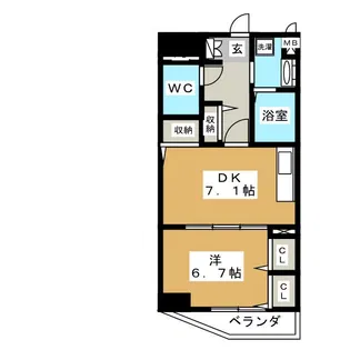 プレディアスタイル葵【3階】の間取り