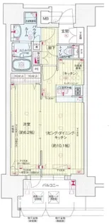 プレサンス丸の内リラティ【6階】の間取り