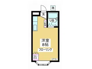 チェリム霞ヶ関【2階】の間取り