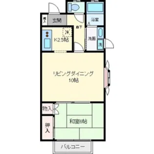 KANアベニュー【1階】の間取り