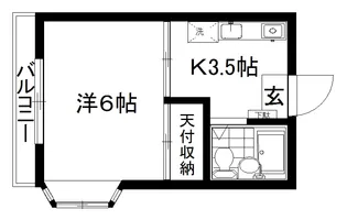 ローズヒルズカンダ【2階】の間取り