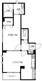 メゾン・ド・HIROIII【1階】の間取り
