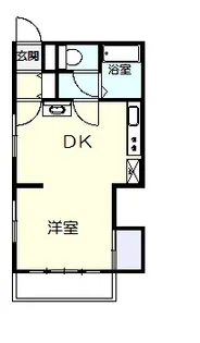 石田コーポ【2階】の間取り