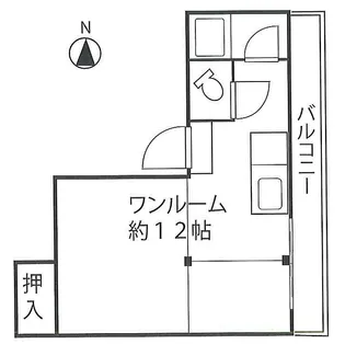WildCat帝塚山【5階】の間取り