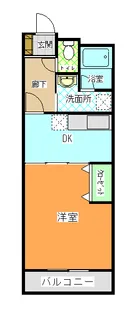ラムセスA小白川【5階】の間取り