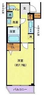 クレヴィスタ赤羽【2階】の間取り