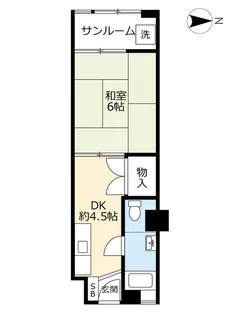 UR則武【6階】の間取り