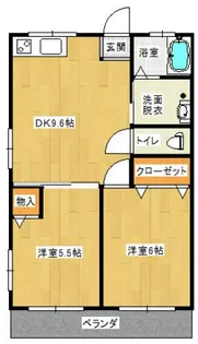 長友平四郎アパート【1階】の間取り