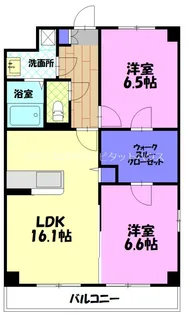 S-FORT宇都宮南大通り【1階】の間取り