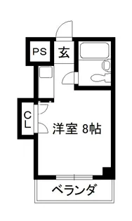 フェンネル肥後【3階】の間取り