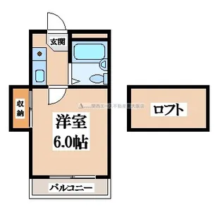 キャッスル若草【2階】の間取り