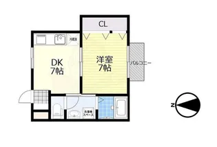北斗星7【2階】の間取り