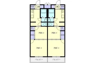 ウインネージュ【1階】の間取り