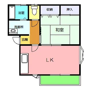 グランパルク【2階】の間取り
