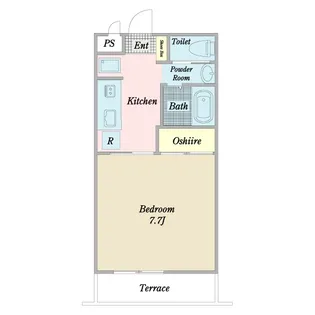 パティオIV【2階】の間取り