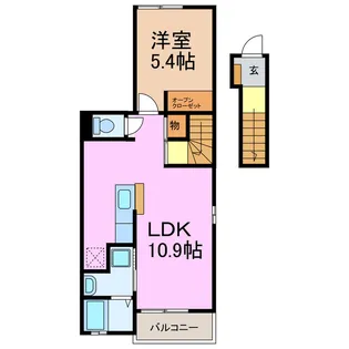 サンリットガーデン【2階】の間取り