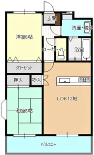 メゾン・ド・笹【3階】の間取り