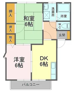 ユアーズ・f A棟【1階】の間取り