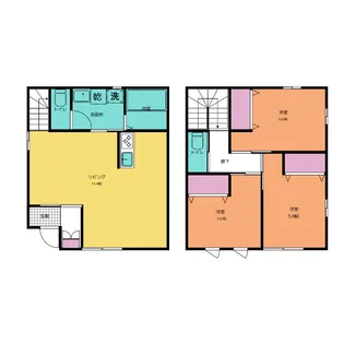 群馬県伊勢崎市連取町【一戸建】の間取り