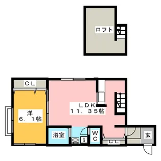 C-SPACE【2階】の間取り