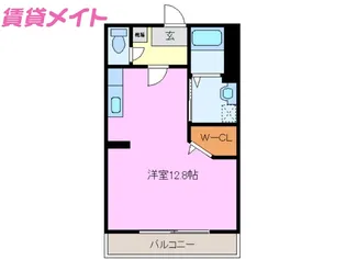 リバプールJ【2階】の間取り