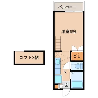 グリーンハイツKANOYA I【1階】の間取り