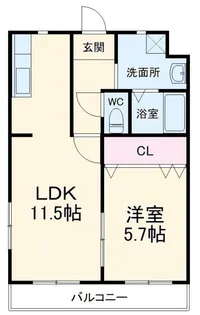 Felice gatto Yokosuka【1階】の間取り