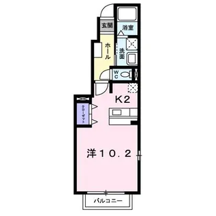 フレンドリーKUBO【1階】の間取り