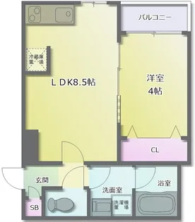 ALEGRIA八尾【1階】の間取り