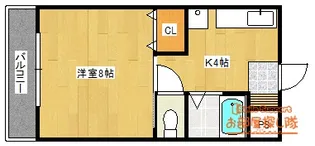 コスモスメゾンII【2階】の間取り