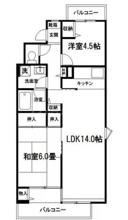 埼玉県さいたま市大宮区三橋2【マンション】の間取り