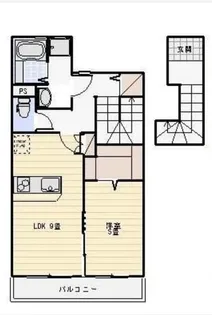 静岡県浜松市中央区中野町【アパート】の間取り