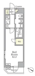 アジールコート三宿テラス【3階】の間取り