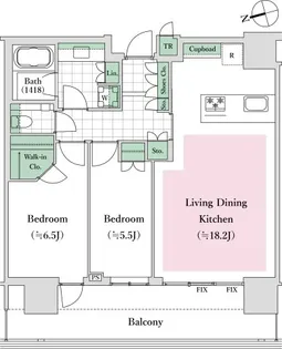 パークコート浜離宮ザタワー【31階】の間取り
