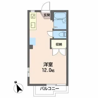 グリーンヴィラ平野?A【2階】の間取り