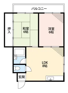 メゾングレイン【2階】の間取り